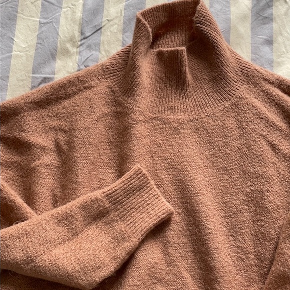 mohair / wool funnel neck sweater - Picture 3 of 3